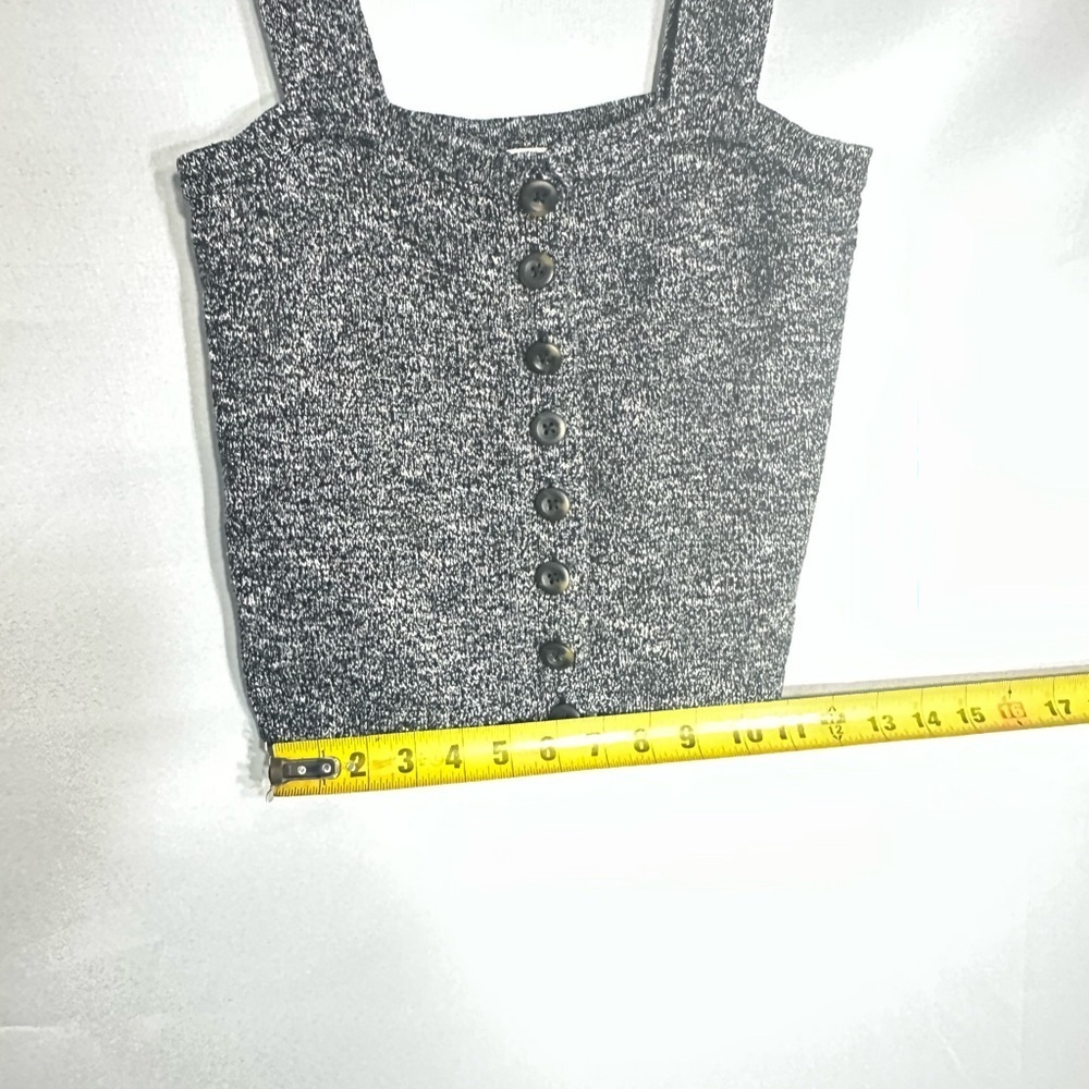 MADWELL Women's Gray Button-Down Top size XS pre owned Exellent condition - Picture 5 of 7
